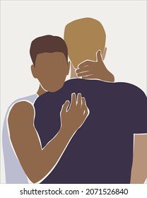 gay couple love hugs concept 260nw 2071526840
